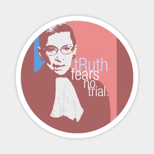 Ruth Bader Ginsburg portrait - Pun - Feminist Art. Magnet